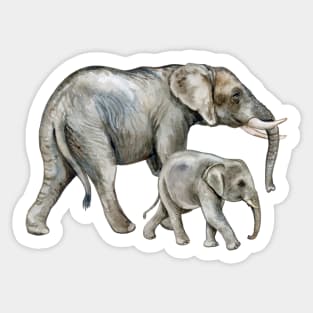 Elephants Sticker